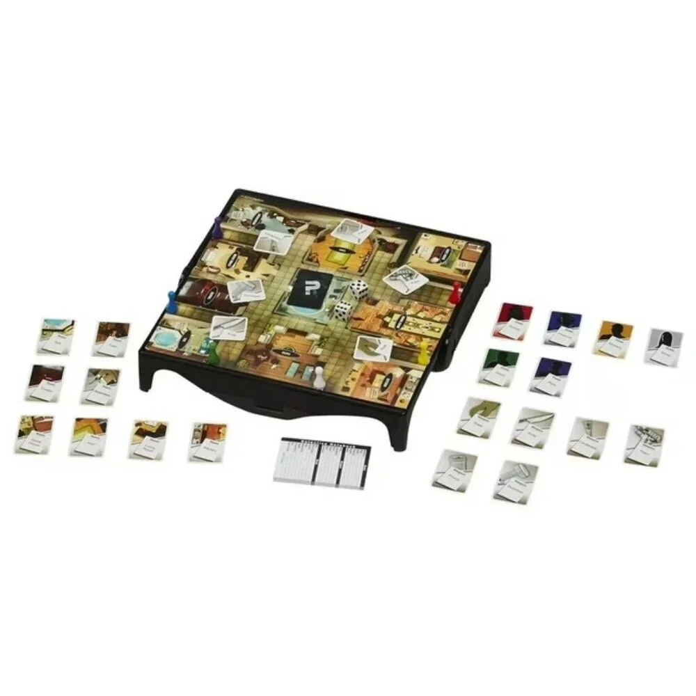 NWT Clue Grab & Go Compact Mobile Retro Board Game Mystery Hasbro Christmas Gift